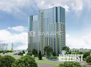 2-к квартира, строящийся дом, 61м2, 7/27 этаж