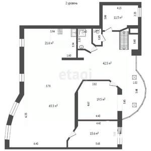 5-к квартира, вторичка, 220м2, 3/4 этаж