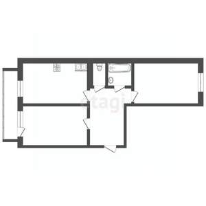 2-к квартира, вторичка, 66м2, 3/9 этаж