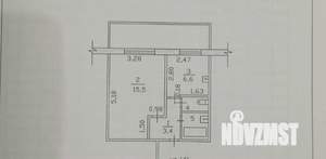 1-к квартира, вторичка, 28м2, 5/5 этаж