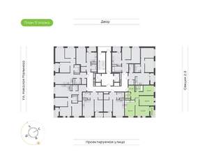 3-к квартира, вторичка, 75м2, 11/20 этаж