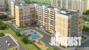 1-к квартира, строящийся дом, 43м2, 10/18 этаж