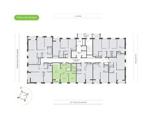 2-к квартира, вторичка, 67м2, 24/24 этаж
