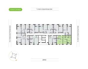 2-к квартира, вторичка, 68м2, 2/16 этаж