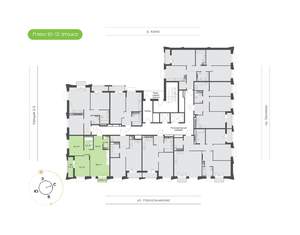 2-к квартира, вторичка, 58м2, 11/16 этаж