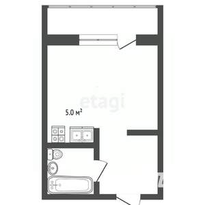 Студия квартира, вторичка, 31м2, 9/19 этаж