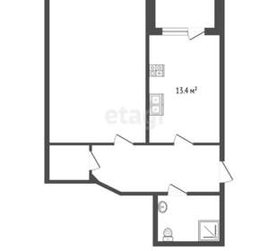 1-к квартира, вторичка, 52м2, 9/10 этаж