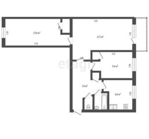 3-к квартира, вторичка, 59м2, 5/5 этаж