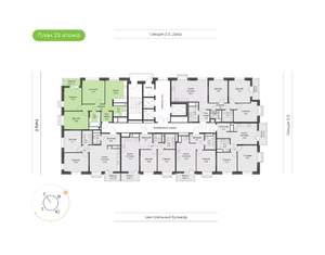 3-к квартира, вторичка, 75м2, 23/24 этаж