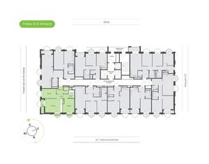 2-к квартира, вторичка, 65м2, 5/24 этаж