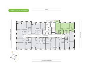 3-к квартира, вторичка, 83м2, 7/24 этаж