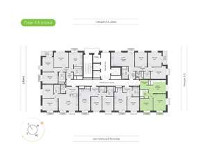 2-к квартира, вторичка, 55м2, 5/24 этаж