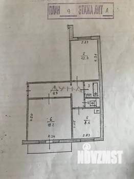 2-к квартира, вторичка, 52м2, 9/10 этаж
