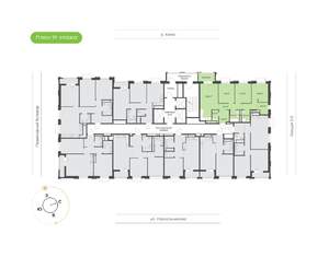 3-к квартира, вторичка, 83м2, 19/24 этаж