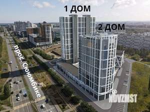 2-к квартира, вторичка, 53м2, 17/20 этаж