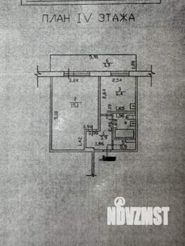 1-к квартира, вторичка, 29м2, 4/5 этаж