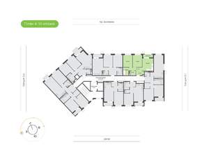 2-к квартира, вторичка, 54м2, 9/10 этаж