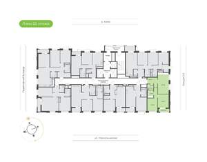 2-к квартира, вторичка, 64м2, 22/24 этаж