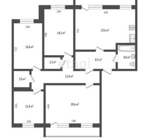 5-к квартира, вторичка, 130м2, 2/10 этаж