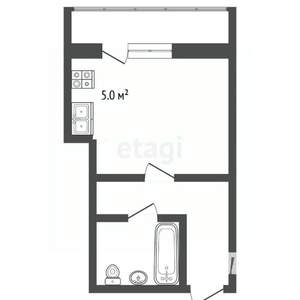Студия квартира, вторичка, 43м2, 13/18 этаж