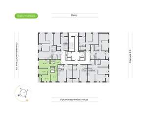 3-к квартира, вторичка, 75м2, 13/20 этаж