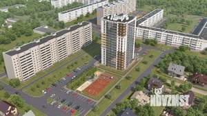 2-к квартира, строящийся дом, 63м2, 3/18 этаж