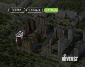 1-к квартира, вторичка, 41м2, 3/10 этаж