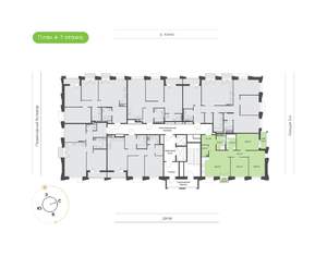 3-к квартира, вторичка, 81м2, 6/16 этаж