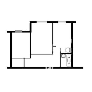 2-к квартира, вторичка, 53м2, 4/9 этаж