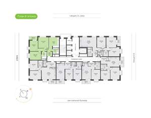 3-к квартира, вторичка, 75м2, 8/24 этаж