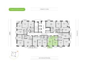 1-к квартира, вторичка, 41м2, 9/24 этаж