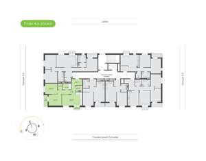 2-к квартира, вторичка, 66м2, 6/9 этаж