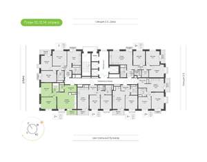 2-к квартира, вторичка, 63м2, 12/24 этаж