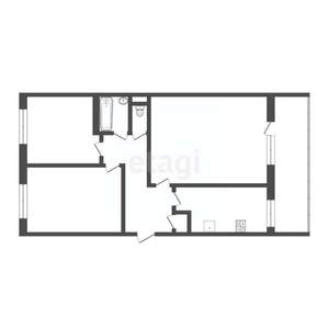 3-к квартира, вторичка, 59м2, 5/5 этаж