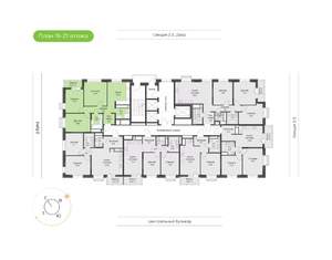 3-к квартира, вторичка, 75м2, 21/24 этаж