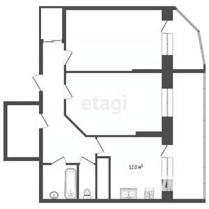 2-к квартира, вторичка, 80м2, 9/19 этаж