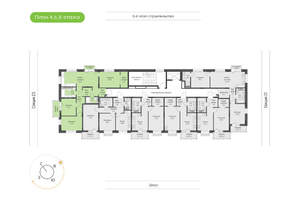 3-к квартира, вторичка, 85м2, 6/24 этаж