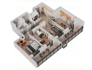 3-к квартира, строящийся дом, 81м2, 3/18 этаж
