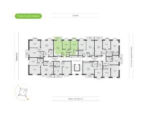 2-к квартира, вторичка, 64м2, 4/9 этаж