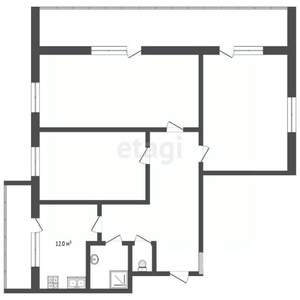 3-к квартира, вторичка, 90м2, 16/24 этаж