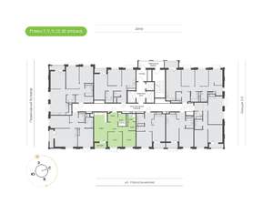 2-к квартира, вторичка, 67м2, 9/24 этаж