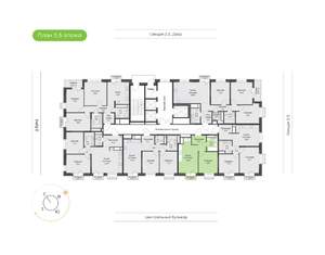 1-к квартира, вторичка, 40м2, 3/24 этаж