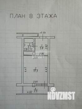 Студия квартира, вторичка, 27м2, 8/19 этаж