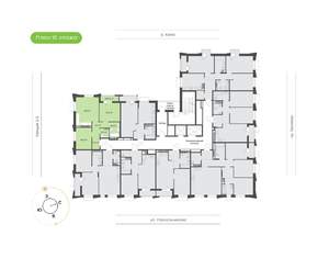 2-к квартира, вторичка, 60м2, 15/16 этаж