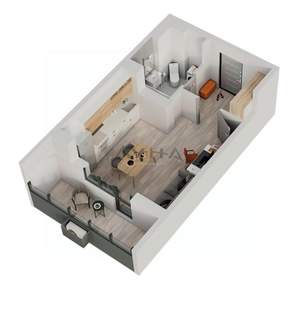 1-к квартира, вторичка, 30м2, 13/17 этаж