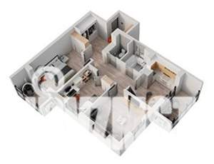 3-к квартира, строящийся дом, 79м2, 3/18 этаж