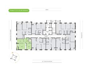 2-к квартира, вторичка, 65м2, 9/24 этаж