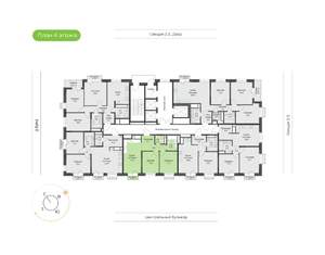 2-к квартира, вторичка, 55м2, 4/24 этаж