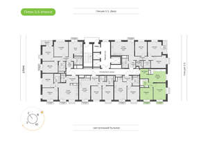 2-к квартира, вторичка, 55м2, 5/24 этаж