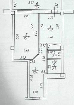 1-к квартира, вторичка, 41м2, 3/18 этаж